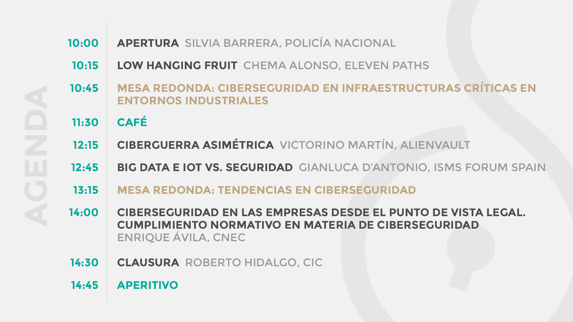 Resumen del Systems Security Day #SSDAY16 - bienvenida-y-lobby-agenda