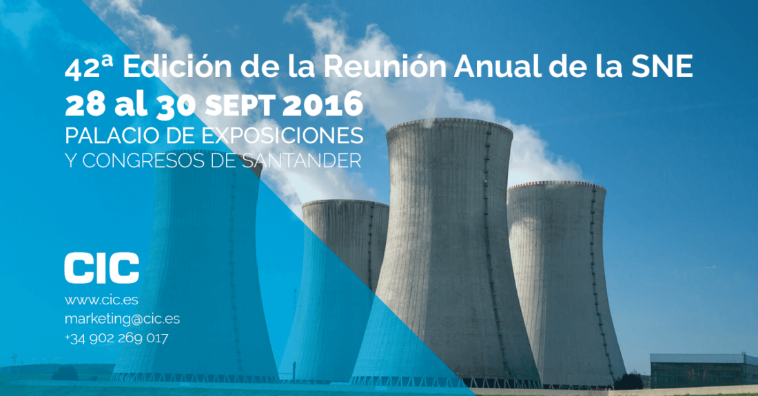 CIC Consulting Informático participará en la Reunión Anual de la Sociedad Nuclear Española