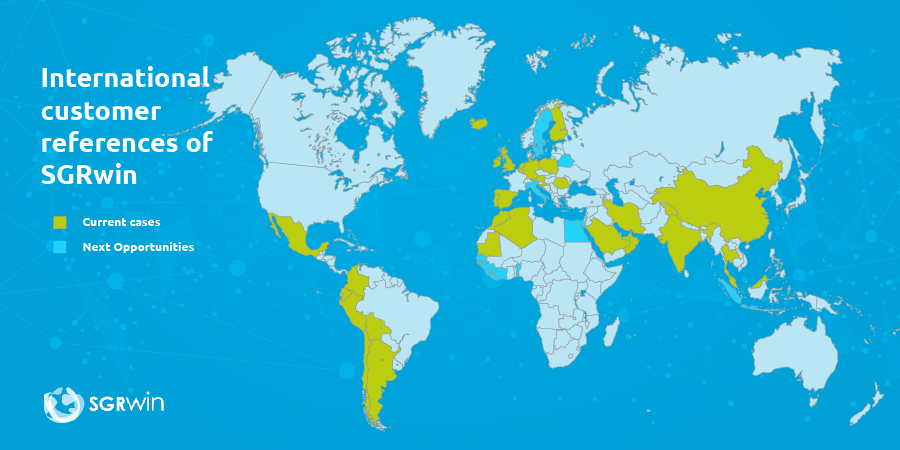 Clientes internacionales de SGRwin