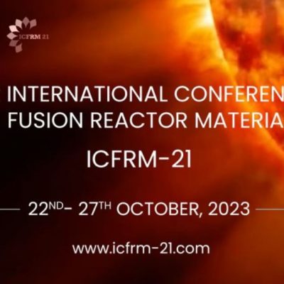 CIC estará presente en ICFRM-21 - International Conference on Fusion Reactor Materials